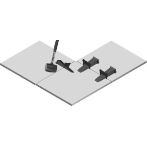 KUBALA SYSTEM POZIOMOWANIA PŁYTEK SMART LEVEL 100 KLIPS 1MM