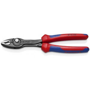Knipex Szczypce Czołowe TwinGrip Nastawne Komp. Rączka 200mm 82 02 200