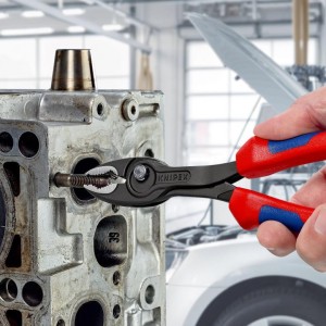 Knipex Szczypce Czołowe TwinGrip Nastawne Komp. Rączka 200mm 82 02 200