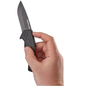 Milwaukee Hardline Nóż Składany Ostrze Gładkie Premium D2 48221994