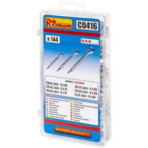 Richmann Zawleczki Duże Proste Zestaw 144 szt.