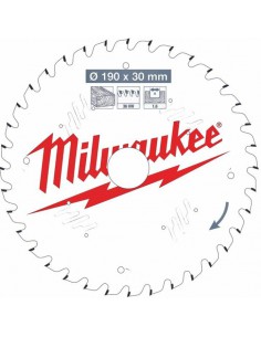 Milwaukee Tarcza Tnąca Do Drewna Pilarki 190x30 mm 36Z