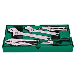 Sata Zestaw 5 Kluczy Nastawnych Szczypiec GL09909