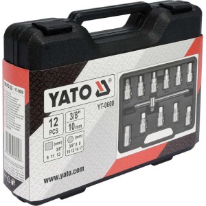 Yato Zestaw Kluczy Do Korków Spustu Oleju 12 szt. YT-0600
