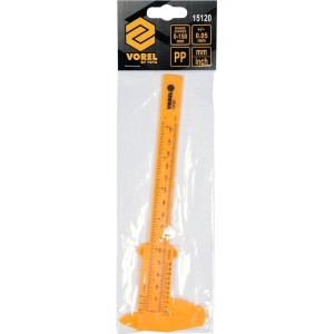 Vorel Suwmiarka Tradycyjna Noniuszowa Tworzywa Sztucznego 150 mm 15120