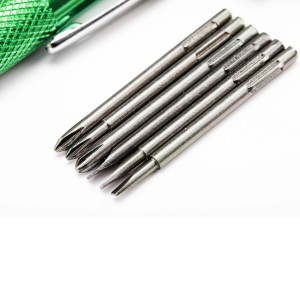 Sata Wkrętak Precyzyjny z Wymiennymi Końcówkami 6-częściowy 03142