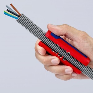 KNIPEX TwistCut® Obcinak Ściągacz Do Rur Karbowanych 90 22 02 SB
