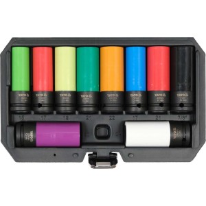Yato Nasadki Do Felg Aluminiowych 1/2″ 15-21 mm Zestaw 10 szt. YT-10564