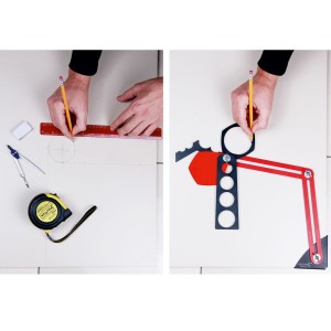 MECHANIC TileTEMPLATE Szablon Do Przenoszenia Otworów 19568442102