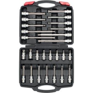 Yato Zestaw Kluczy Nasadowych Trzpieniowych 1/2" SPLINE 26el. YT-77542