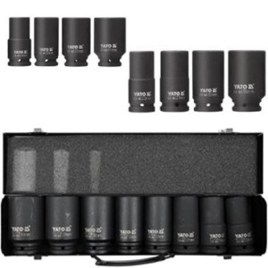 YATO Nasadki głębokie zestaw 8 szt