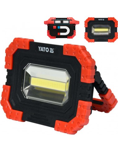 YATO Reflektor Diodowy Przenośny Bezprzewodowy 10W COB LED 680 lm