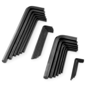 SATA Klucze Imbusowe Długie Krótkie Calowe Metryczne 25 szt. ST09120SJ