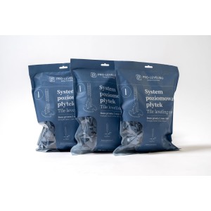 PRO-LEVELING System Poziomowania Płytek 100 Klips 2 mm PL2212L