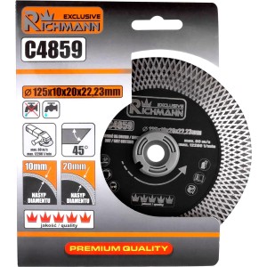 Richmann Tarcza Diamentowa Do Krawędzi Na Sucho i Mokro 125 x 10 x 20 x 22,23 mm