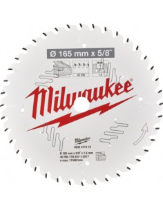 Milwaukee Tarcza Tnąca Do Drewna Pilarki Piła 165 mm x...