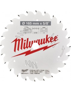 Milwaukee Tarcza Tnąca Do Drewna Pilarki Piła 165 mm x...