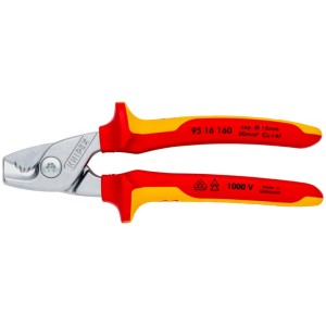 KNIPEX Szczypce Tnące Izolowane StepCut Nożyce Do Cięcia Kabli 9516160