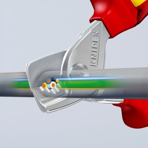 KNIPEX Szczypce Tnące Izolowane StepCut Nożyce Do Cięcia Kabli 9516160