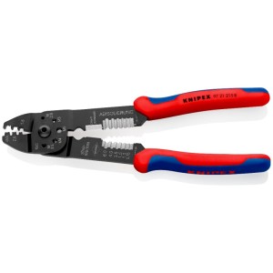 KNIPEX Szczypce Do Zagniatania Konektorów Złącz Tulei Końcówek 0,5 - 2,5 mm2