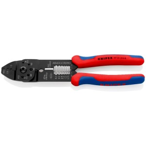 KNIPEX Szczypce Do Zagniatania Konektorów Złącz Tulei Końcówek 0,5 - 2,5 mm2