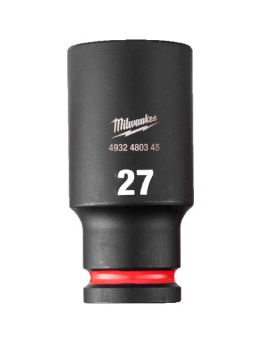 Milwaukee SHOCKWAVE Nasadka Udarowa 1/2" Długa 6-kątna 27 mm