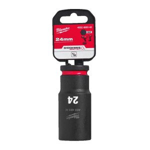 Milwaukee SHOCKWAVE Nasadka Udarowa 1/2" Długa 6-kątna 24mm 4932480342