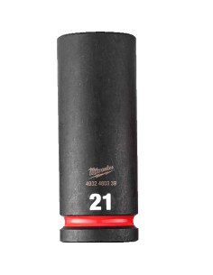 Milwaukee SHOCKWAVE Nasadka Udarowa 1/2" Długa 6-kątna 21 mm