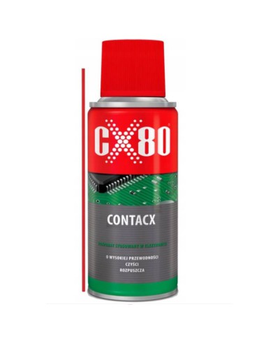 CX80 CONTACX Preparat Do Elektroniki Czyszczenia Styków Po Lutowaniu Kalafonii Spray 150 ml