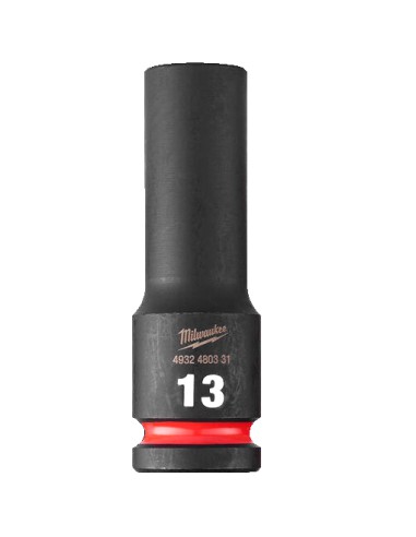 Milwaukee SHOCKWAVE IMPACT DUTY Nasadka Udarowa Długa 1/2" 6-kątna 13 mm