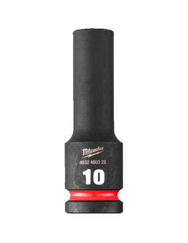 Milwaukee SHOCKWAVE IMPACT DUTY Nasadka Udarowa Długa 1/2" 6-kątna 10 mm