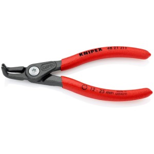 Knipex Szczypce Wygięte Wewnętrzne Do Pierścieni Segera 12 – 25 mm 130 mm 4821J11