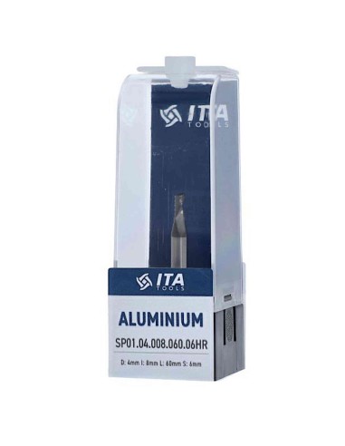 ITA Tools Frez Jednoostrzowy Do Aluminium VHM D4 I8 L60 S6 Z1