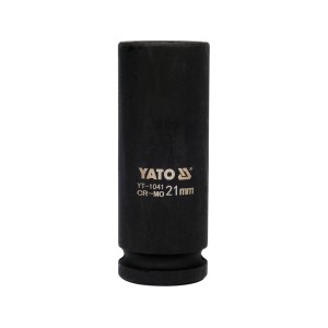 Yato Nasadka Udarowa Długa Głęboka 6-kątna Cr-Mo 1/2' 21 mm YT-1039