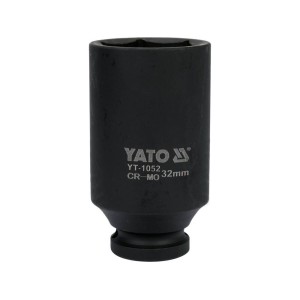 Yato Nasadka Udarowa Długa Głęboka 6-kątna Cr-Mo 1/2' 32 mm YT-1052