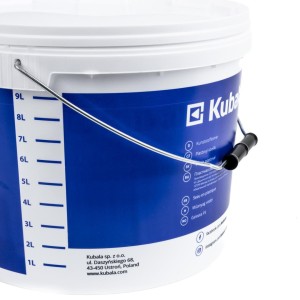 Kubala Wiadro Budowlane z Rączką Pokrywką i Podziałką 10 L 1535