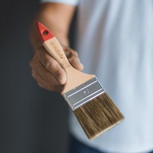 Kubala Pędzel Płaski Lakierobejcy Uchwyt Bukowy Lakierowany 50 mm 4513