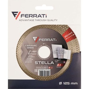 FERRATI FAVI Tarcza Diamentowa Tnąca Szlifująca Płytek 125 mm F20106