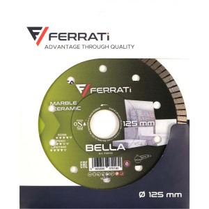 FERRATI BELLA Tarcza Diamentowa Tnąca Do Płytek Gresu 125 mm F20112