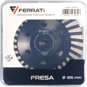 FERRATI FRESA DGW-F Tarcza Diamentowa Garnkowa Kamienia 125 mm F20126