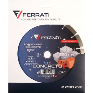 FERRATI CONCRETO PLUS Tarcza Tnąca Diamentowa Do Betonu Cegły 230 mm F20170