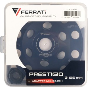 FERRATI PRESTIGIO PCD-F Frez Diamentowy Zdzierający Do Powłok Kleju 125 mm