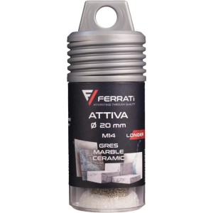 FERRATI ATTIVA Otwornica Diamentowa Do Płytek Gresu M14 20 mm F40126