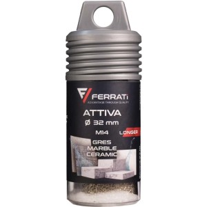 FERRATI ATTIVA Otwornica Diamentowa Do Płytek Gresu M14 32 mm F40130