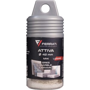 FERRATI ATTIVA Otwornica Diamentowa Do Płytek Gresu M14 42 mm F40133