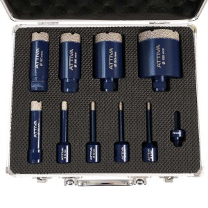 FERRATI ATTIVA Zestaw Otwornic Diamentowych M14 6-68 mm 10 el. F40141