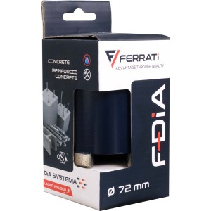 FERRATI F-DIA 72 Korona Diamentowa Do Betonu M16 SDS-Plus 72 mm F40147