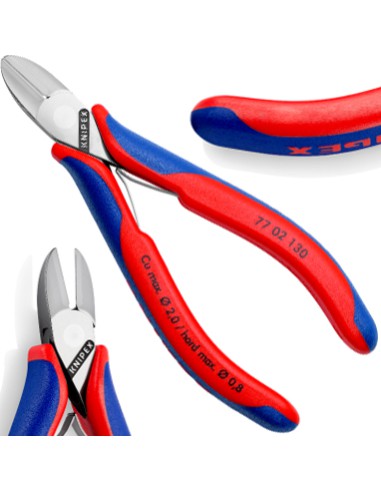 KNIPEX Szczypce Tnące Boczne Precyzyjne Dla Elektroników 130 mm