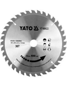 Yato Tarcza Tnąca Widiowa Do Drewna 185 x 20 mm 36Z