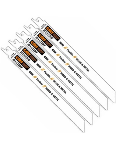 CMT JS1122HF-5 Brzeszczot Do Piły Szablastej Drewna i Metalu BIM 225 mm 5 szt.